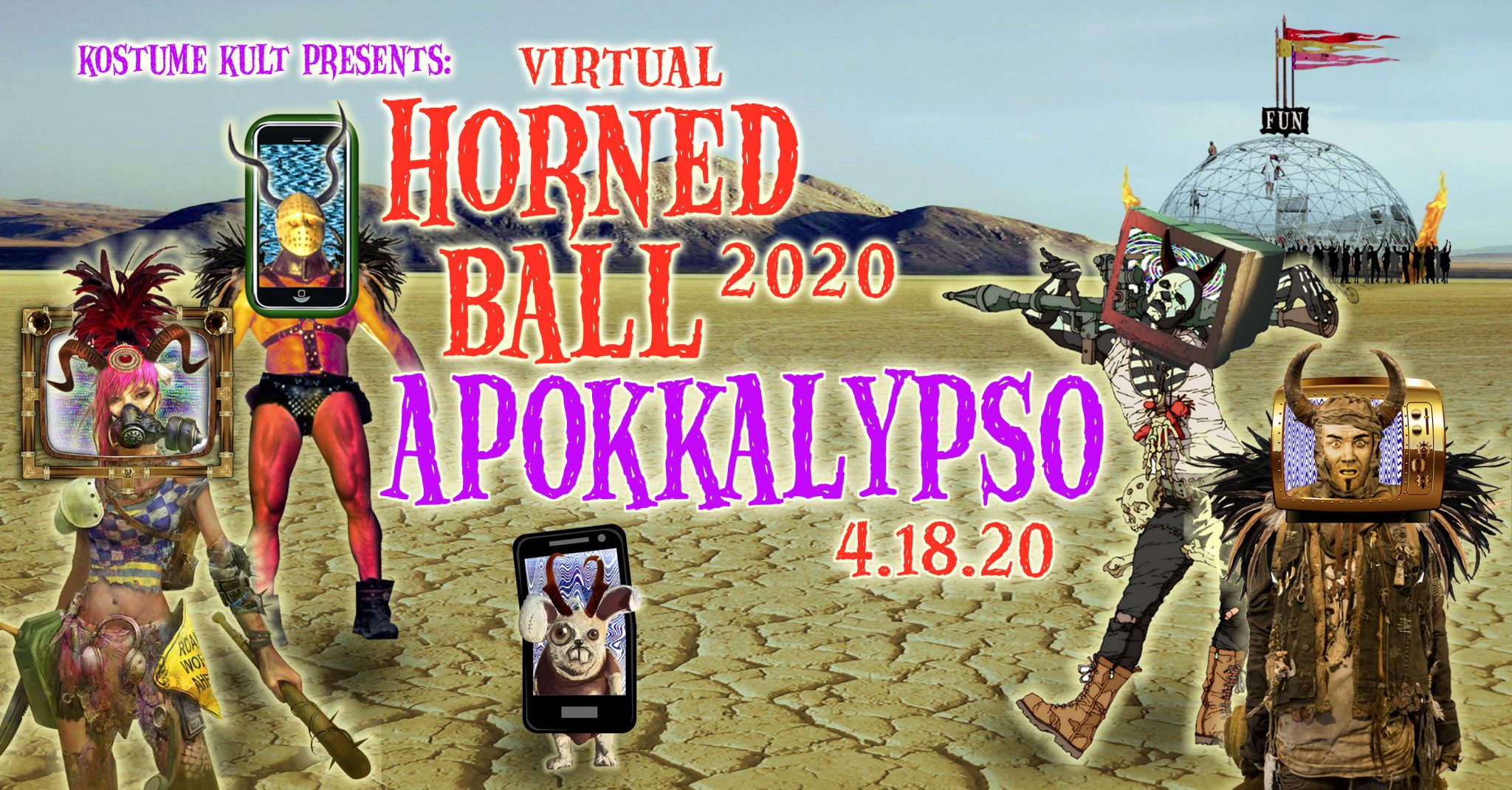 Virtual HORNED BALL ApoKKalypso Kostume Kult